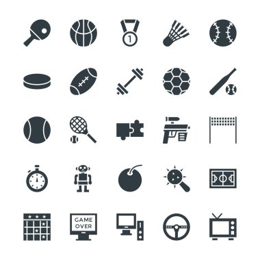 Oyun Cool Vektör Simgeleri 4