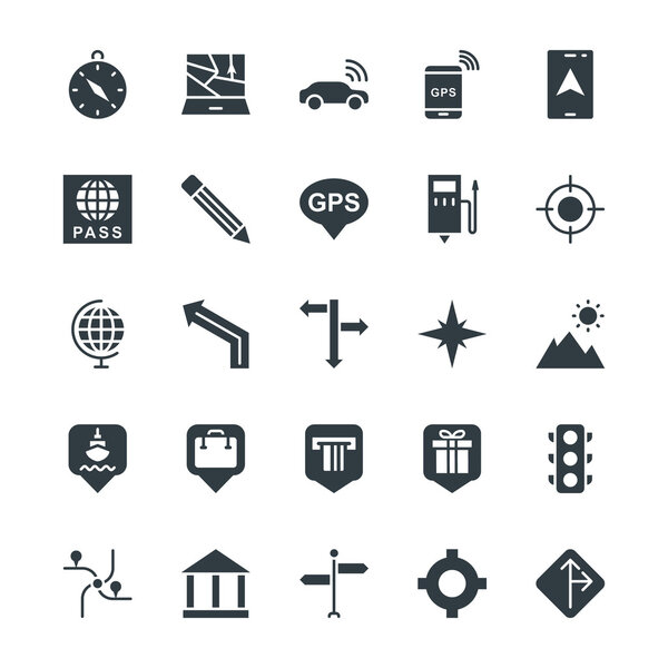 Map and Navigation Cool Vector Icons 2