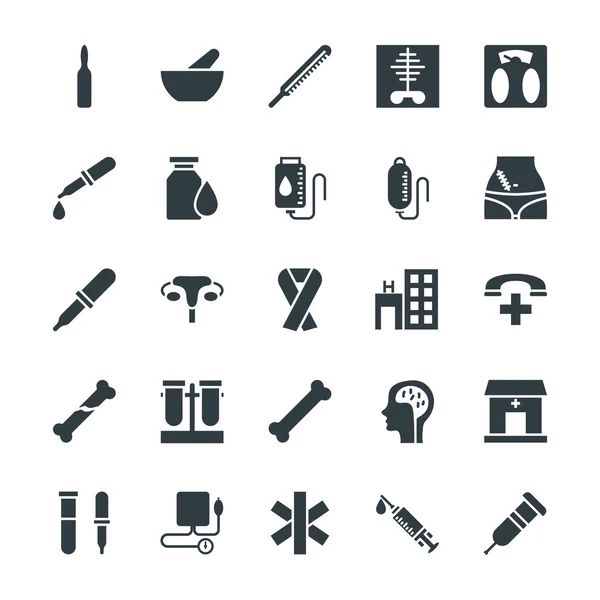 Medical and Health Cool Vector Icons 3 — Stock Vector