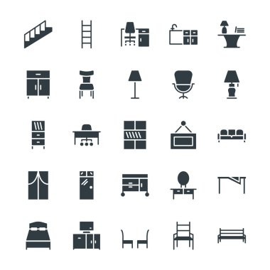 Furniture Cool Vector Icons 4