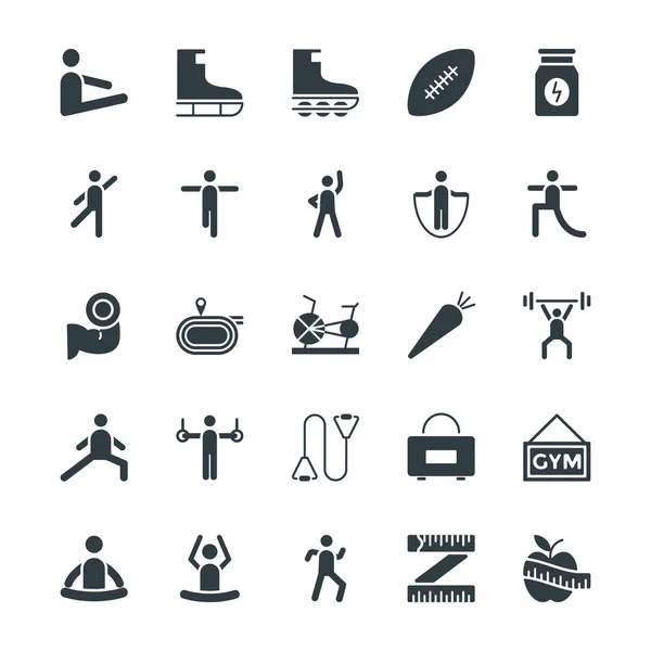 Fitness Cool Vector Icons 3 — Stock Vector