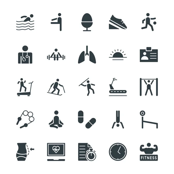 Fitness Cool Vector Icons 4 — Stock Vector