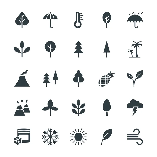 Nature Cool Vector Icons 1 — Wektor stockowy