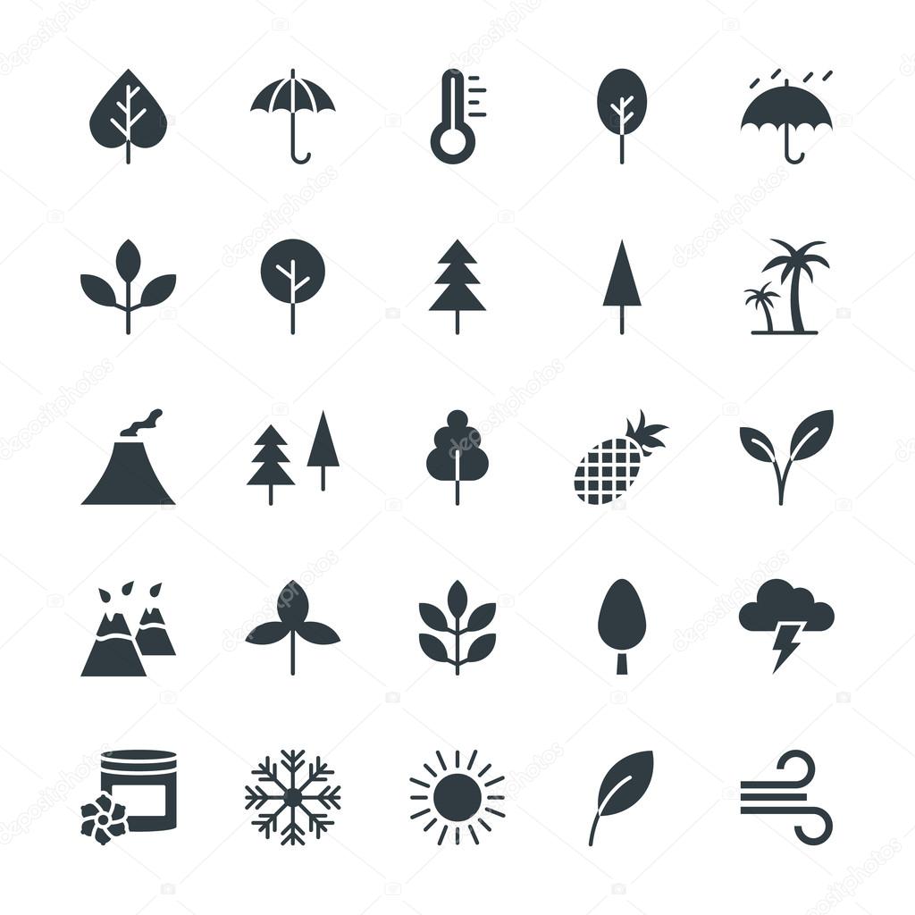 Nature Cool Vector Icons 1