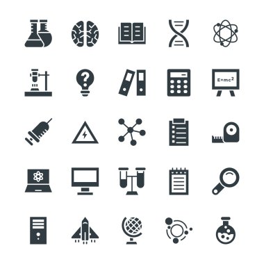 Science and Technology Cool Vector Icons 3
