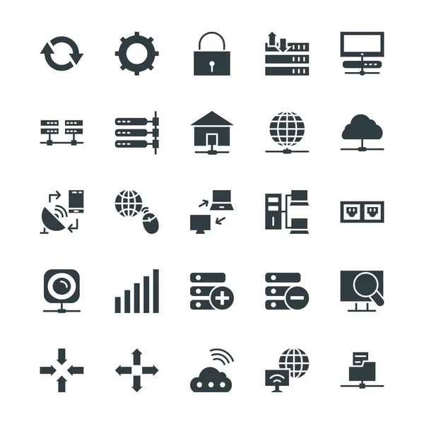 Networking Cool Vector Icons 2 — Stock vektor