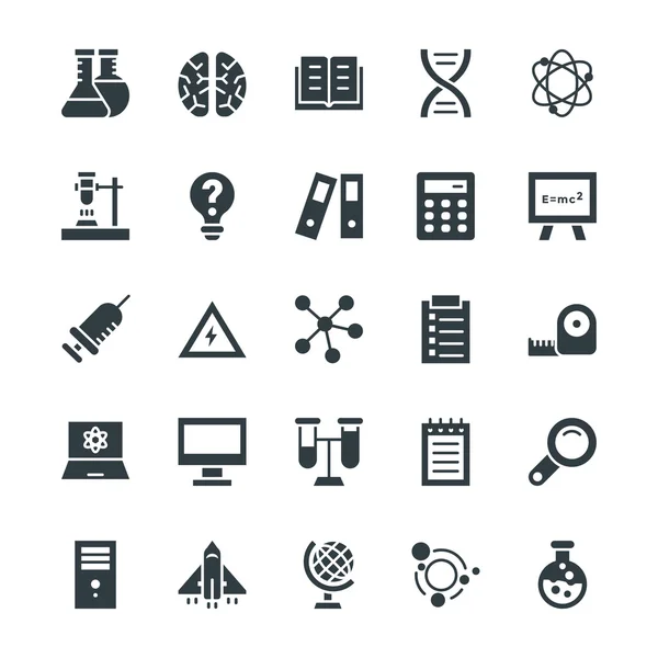 Science and Technology Cool Vector Icons 3 — Stock Vector