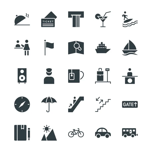 Travel Cool Vector Icons 3 — Stock Vector