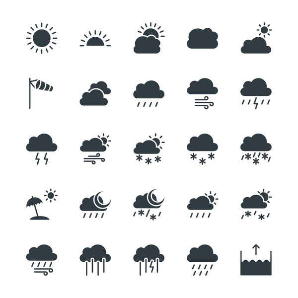 Weather Cool Vector Icons 1