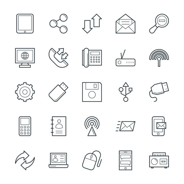 Коммуникация Cool Vector Icons 3
