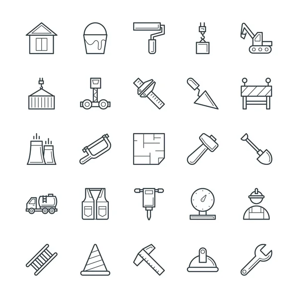 Bouw Cool Vector Icons 2 — Stockvector