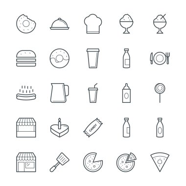 Food Cool Vector Icons 2 clipart