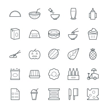 Food Cool Vector Icons 12