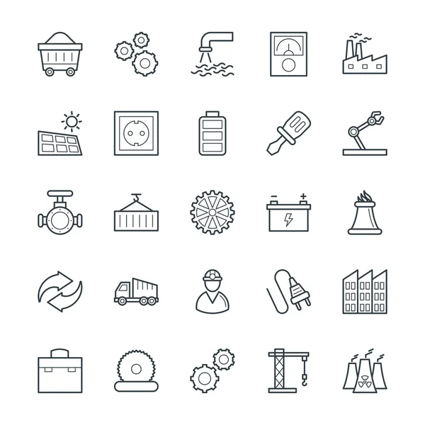 Industrial Cool Vector Icons 2 — Stock Vector