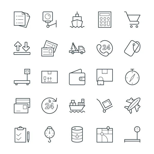 Logistieke levering cool Vector Icons 2 — Stockvector