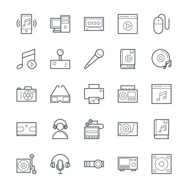 Multimedia Cool Vector Icons 5