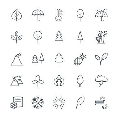 Nature Cool Vector Icons 1