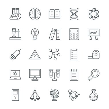 Science and Technology Cool Vector Icons 3