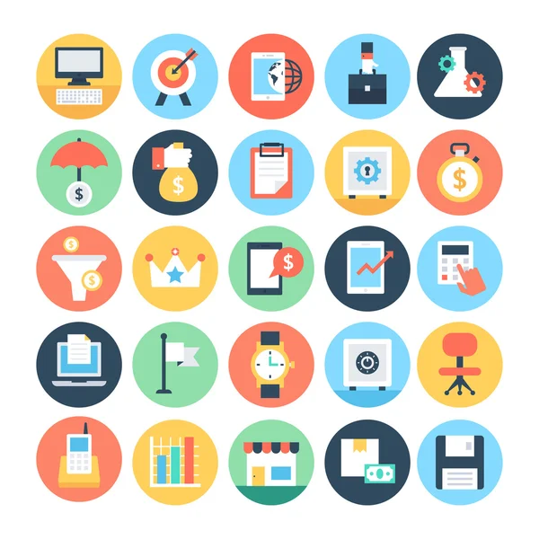 Business en SEO vector icons 3 — Stockvector