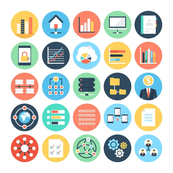 Data Science Vector Icons 4 — Stockvector