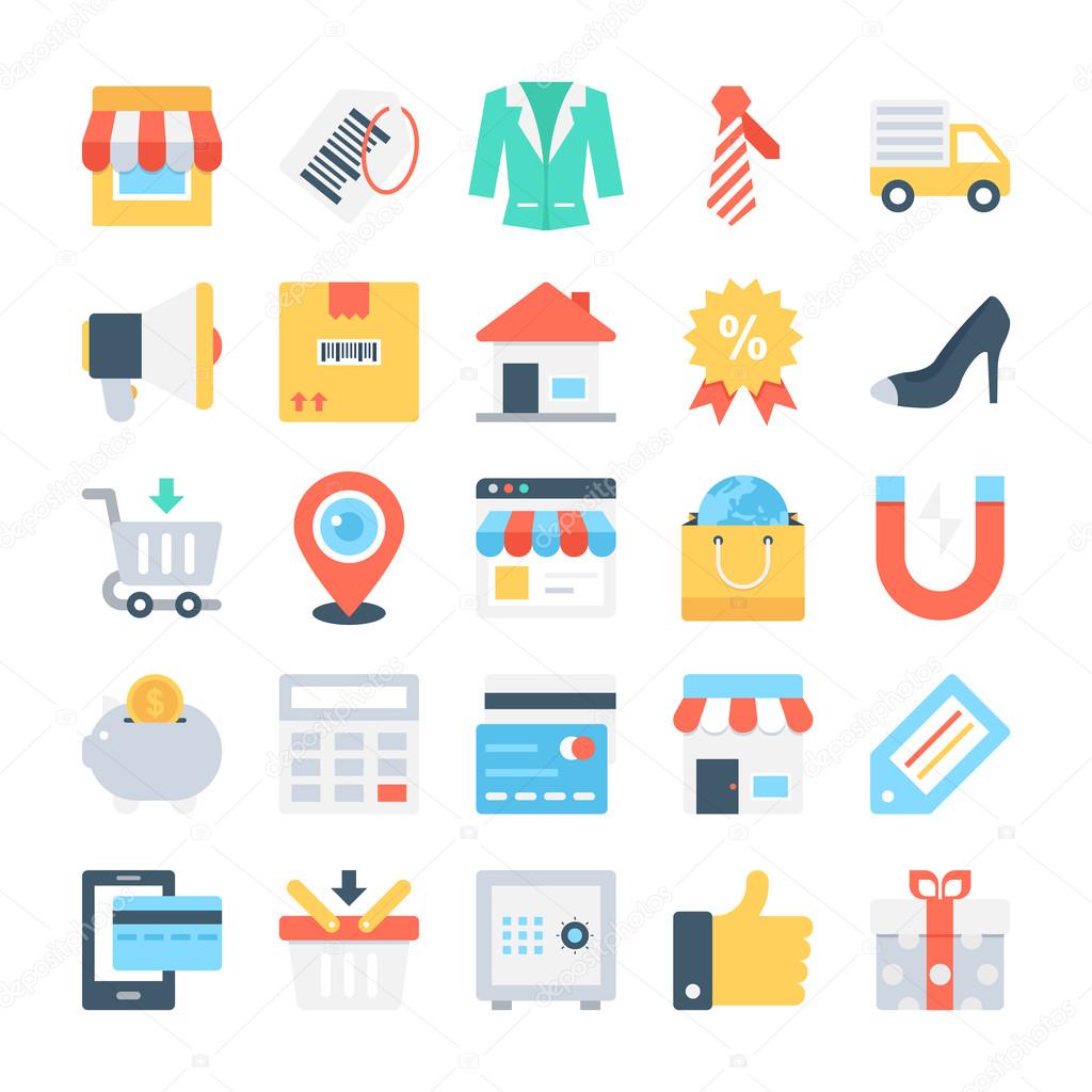 Shopping and E-Commerce Vector Icons 5