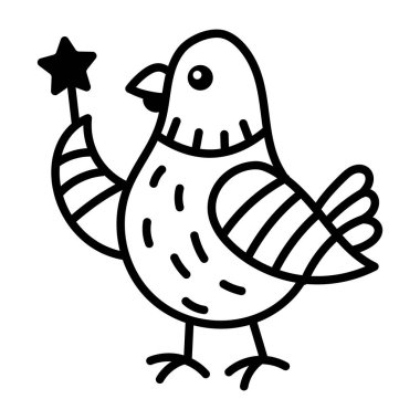 A sketchy style icon representing cooking