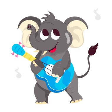 Sirk fili sahneleniyor, top ve düz çıkartmayla 