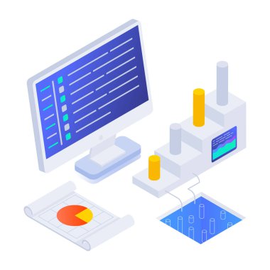 btc 'nin izometrik biçim simgesi 