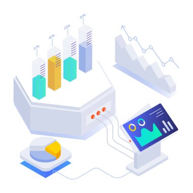 btc 'nin izometrik biçim simgesi 