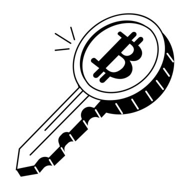 Bir fiş gösteren karalama biçimi illüstrasyonu