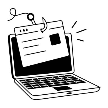 Pazarlamayı gösteren el çizimi bir illüstrasyon