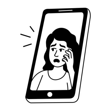 Pazarlamayı gösteren el çizimi bir illüstrasyon