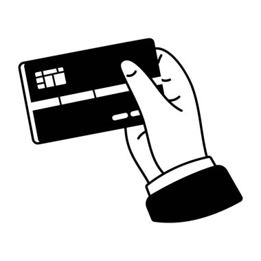 Kişisel hizmeti gösteren bir çizim biçimi illüstrasyonu