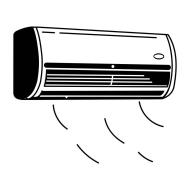 Klimayı gösteren bir karalama stili çizimi