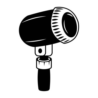 Bir devamlılık makinesini gösteren el çizimi biçim illüstrasyonu