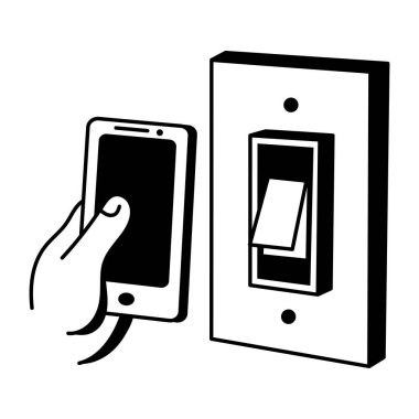 Bir devamlılık makinesini gösteren el çizimi biçim illüstrasyonu