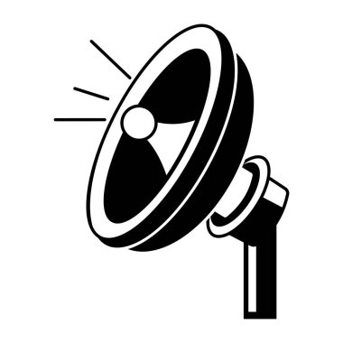 Parabolik çanak tasvir eden el çizimi biçim illüstrasyonu