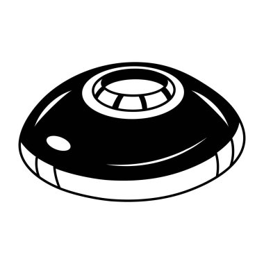 Akıllı konuşmacı tasvir eden el çizimi biçim illüstrasyonu