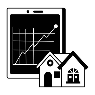 Bir özellik grafiğini temsil eden bir çizim stili çizimi