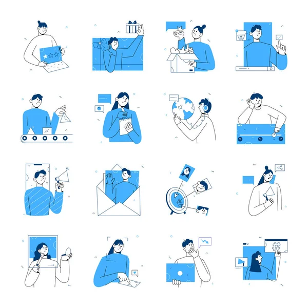 Çalışan El Çizim Biçimi Çizimleri