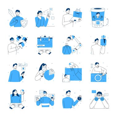 Teknoloji ve Yenilik Paketi El Çizimleri