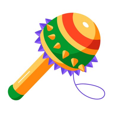 Bir evcil hayvan masajcısını temsil eden yassı bir simge