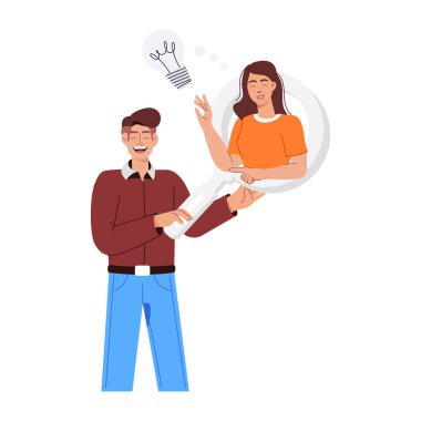 Bitcoin ticaretinin düz karakter çizimi