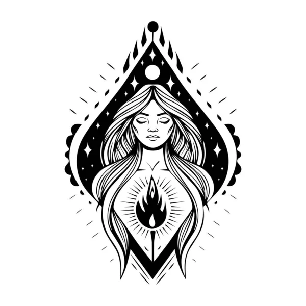 Simya sembolünün tam bir tasviri.