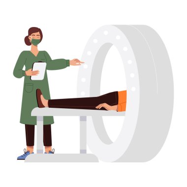 Virüs aşısının düz bir çizimi