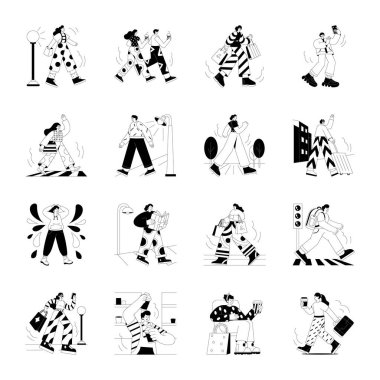 El Çizimi Yaşam Biçimi Çizimleri Koleksiyonu