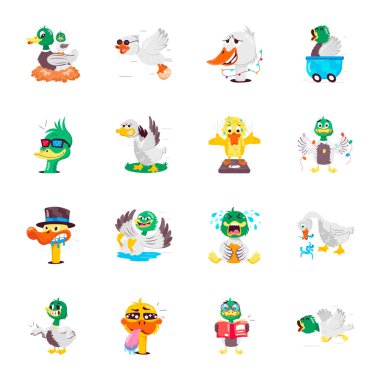 Şirin Ördek Karakterleri Seti