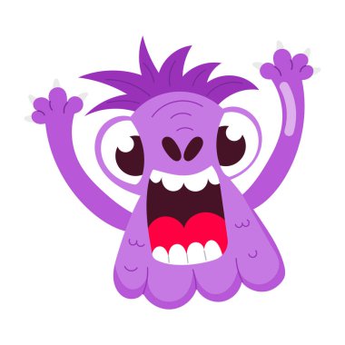 Aşağıya bakan üzgün uzaylılardan oluşan düz bir etiket.