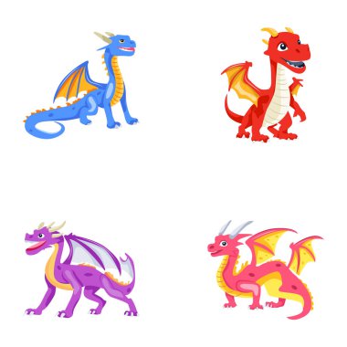 Kanatlı Ejder Düz Vektörleri