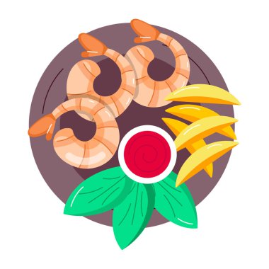 Düz bir sosisli etiketi.